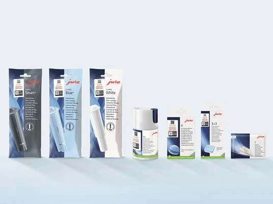 Pflegeprodukte für Jura Kaffeemaschinen