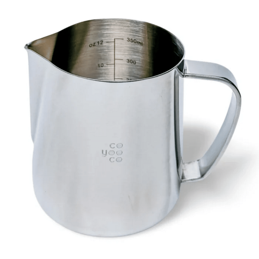 [732023578418] Coyooco Zubehör Milchkännchen Silber 350ml (Latte Art)