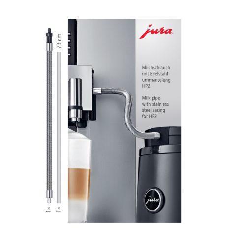 [24113] Jura Milchschlauch mit Edelstahlummantelung HP2