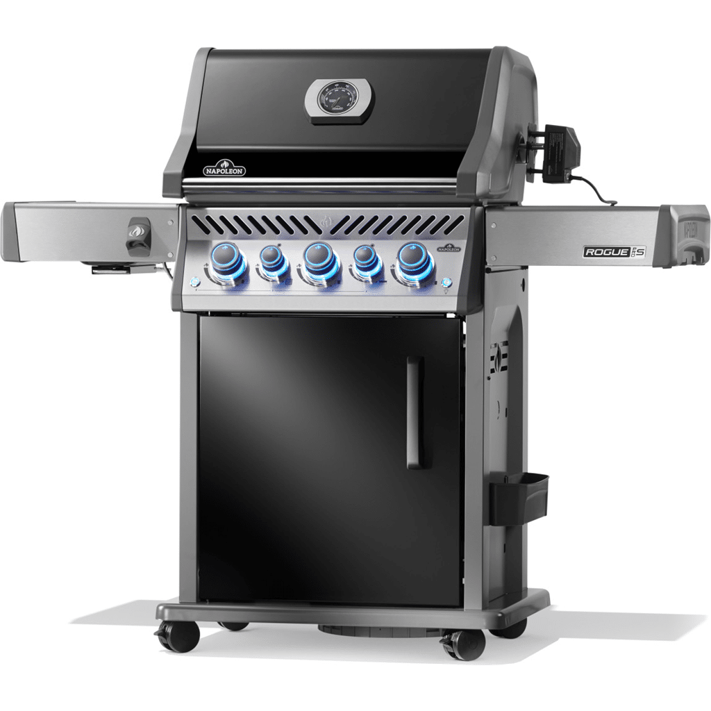 [RPS425RSIBPK-2-DE-R] Napoleon®  Rogue® PRO-S 425 mit Gußrosten, Schwarz, inkl. Drehspieß