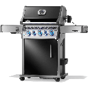 Napoleon®  Rogue® PRO-S 425 mit Gußrosten, Schwarz, inkl. Drehspieß